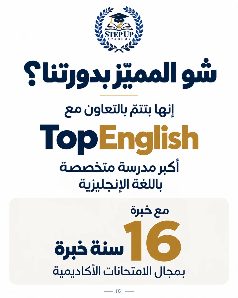 التعاون مع TopEnglish وخبرة 16 سنة معلنة